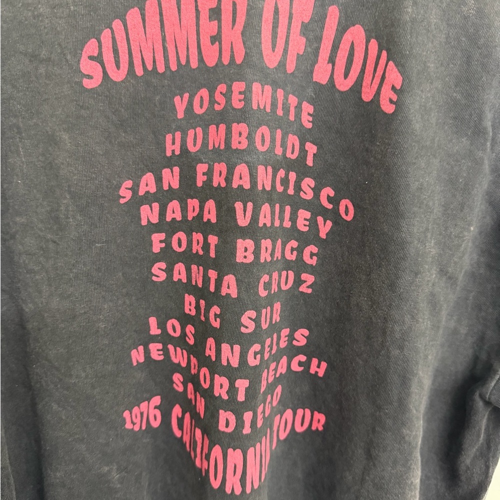 Fifth Sun Black California Tour Fringe Tee - Picture 12 of 12